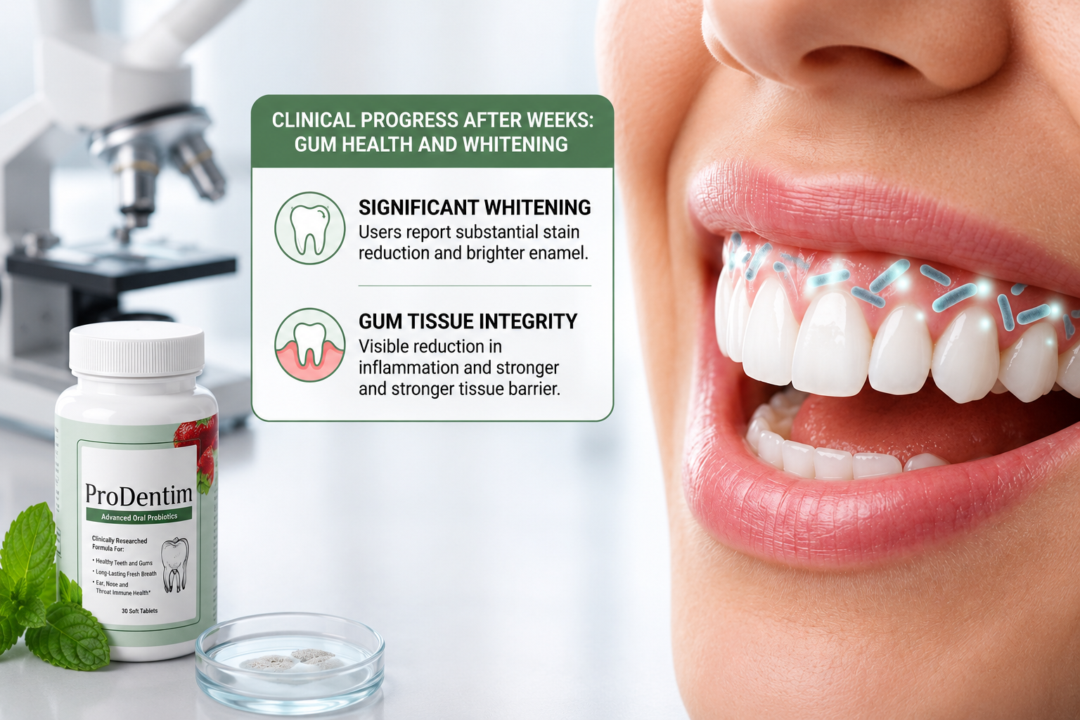 Natural ingredients healthy mint for fresh breath